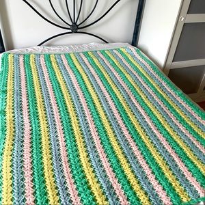 50” by 61” Handmade Granny Crochet Blanket